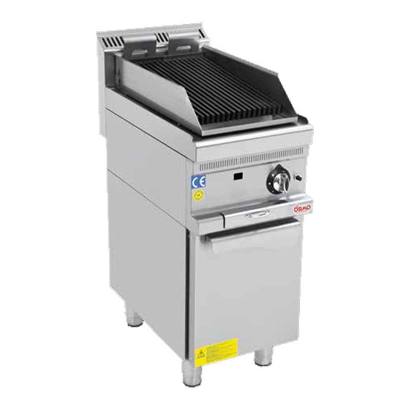 Osimo Gazlı Sulu Grill Izgara, 40 Cm, 7 kW, Dolaplı