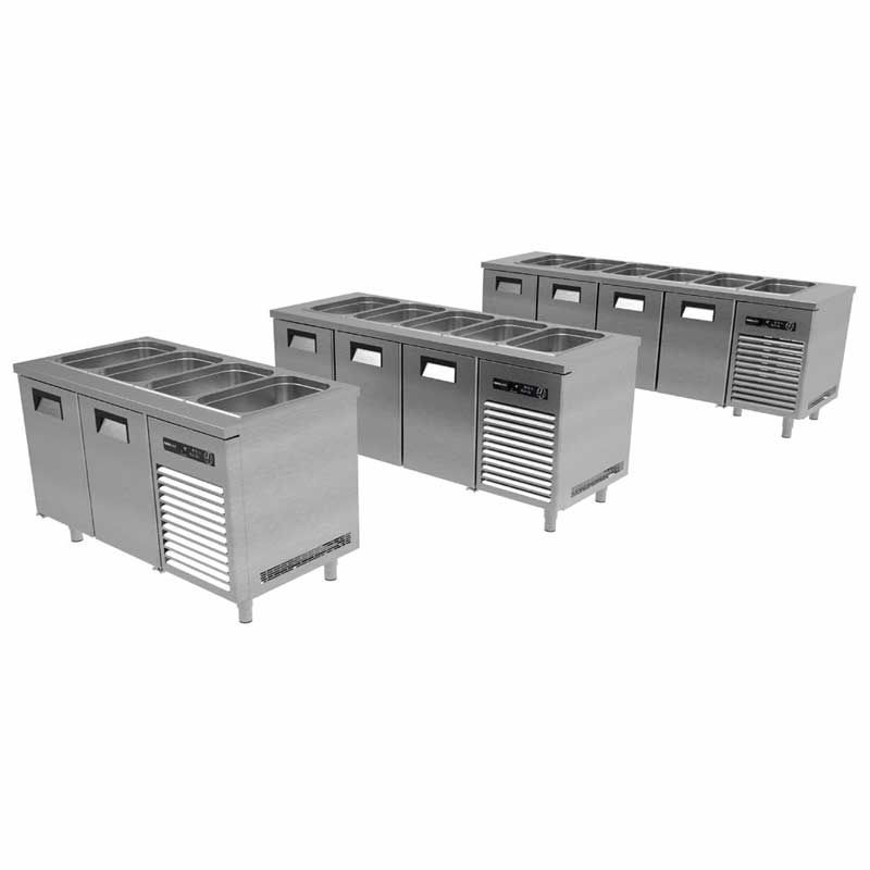 Portabianco MSBH- 4N70 Soğuk Servis Buzdolabı, 4 Kapılı, 304 Kalite