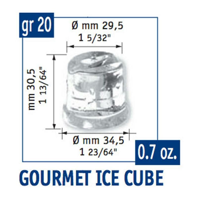 Scotsman AC 46 Gurme Buz Makinesi, Günlük 24 kg Üretim, 9 Kg Hazne Kapasiteli, 400 W