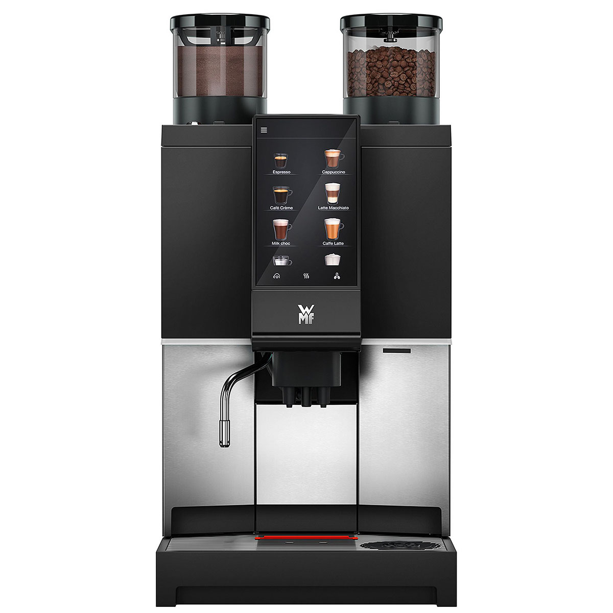 WMF 1300S Smart Milk 1 Grinder + 1 Çikolata Su Tanklı Kahve Makinesi