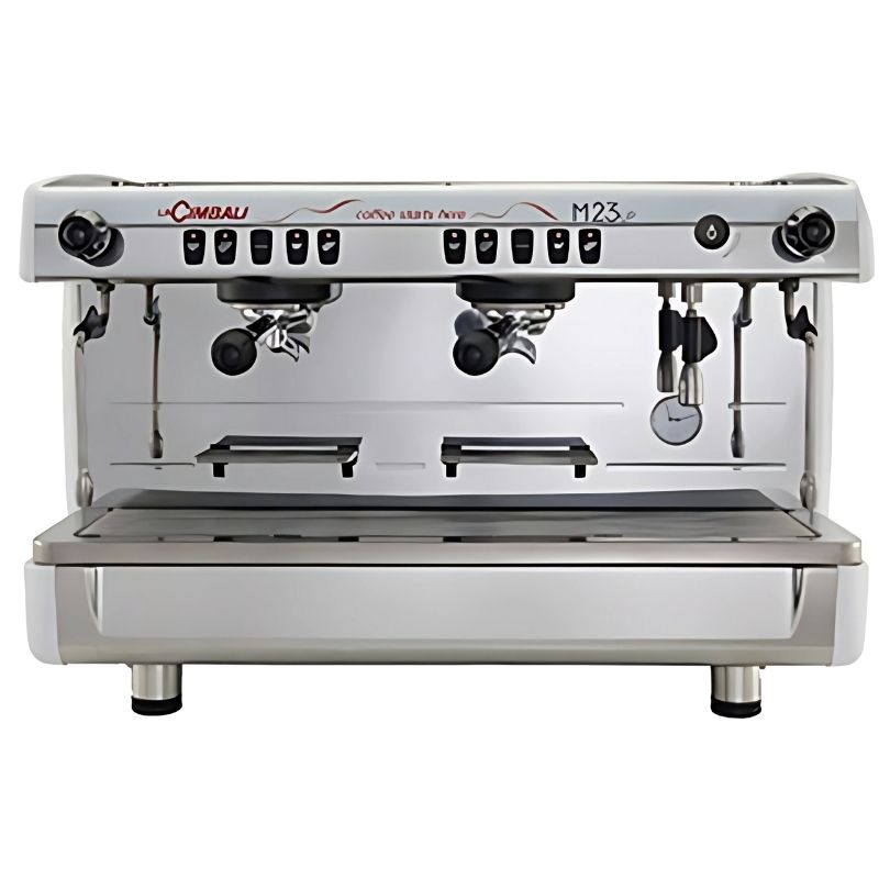 La Cimbali M23 UP DT/2 TC 2 Gruplu Tam Otomatik Espresso Kahve Makinesi Tall Cup Yüksek Kaşık Beyaz