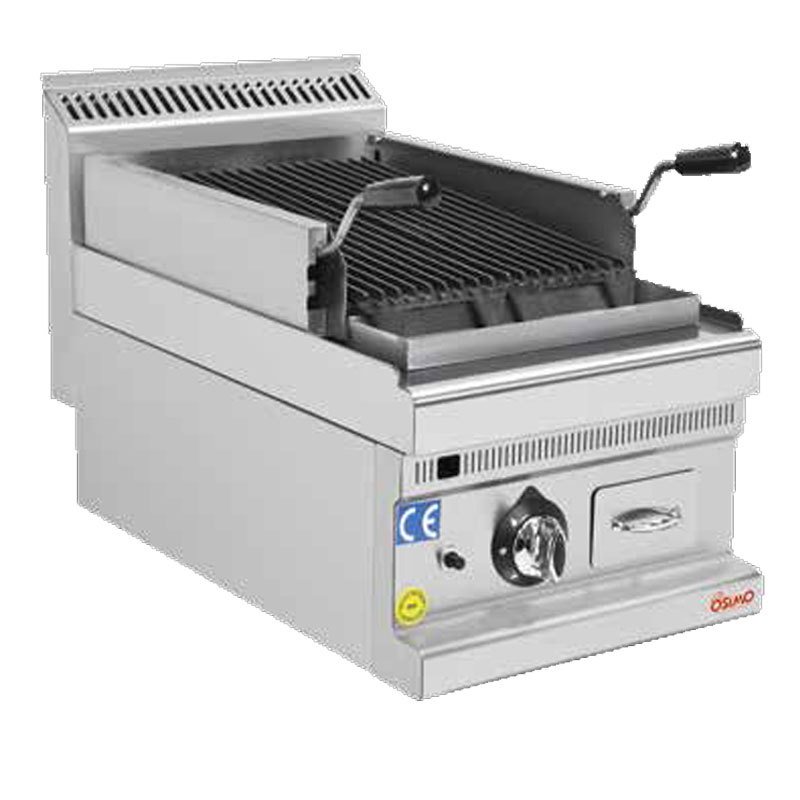 Osimo Gazlı Lavataşlı Izgara, 700 Seri, 8 kW, 40x70 cm