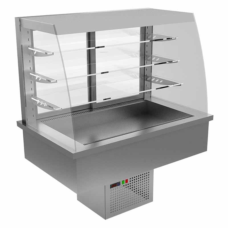Öztiryakiler Ankastre Self Servis Soğuk Teşhir Dolabı, 180 Cm, ETA - 21C18 Model