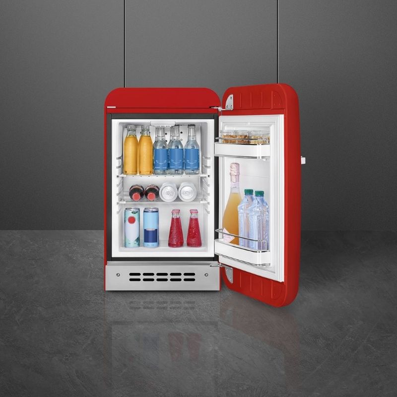 Smeg Nostalji Bar Tipi Buzdolabı Kırmızı FAB5RRD5
