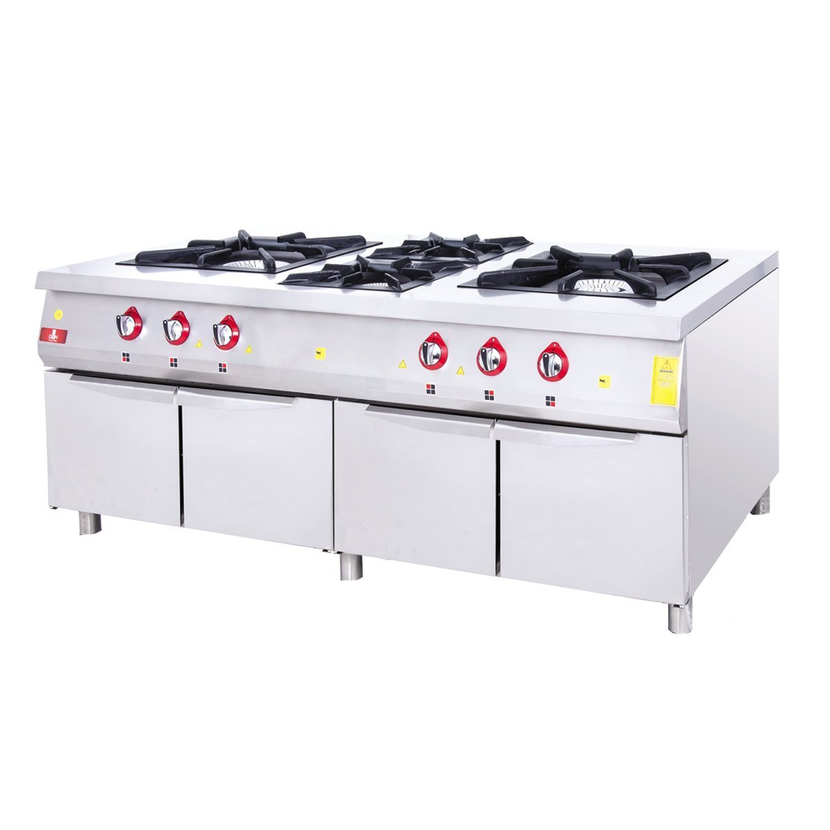 DRN Dolaplı Ocak 4'lü - 200x100 - Gazlı