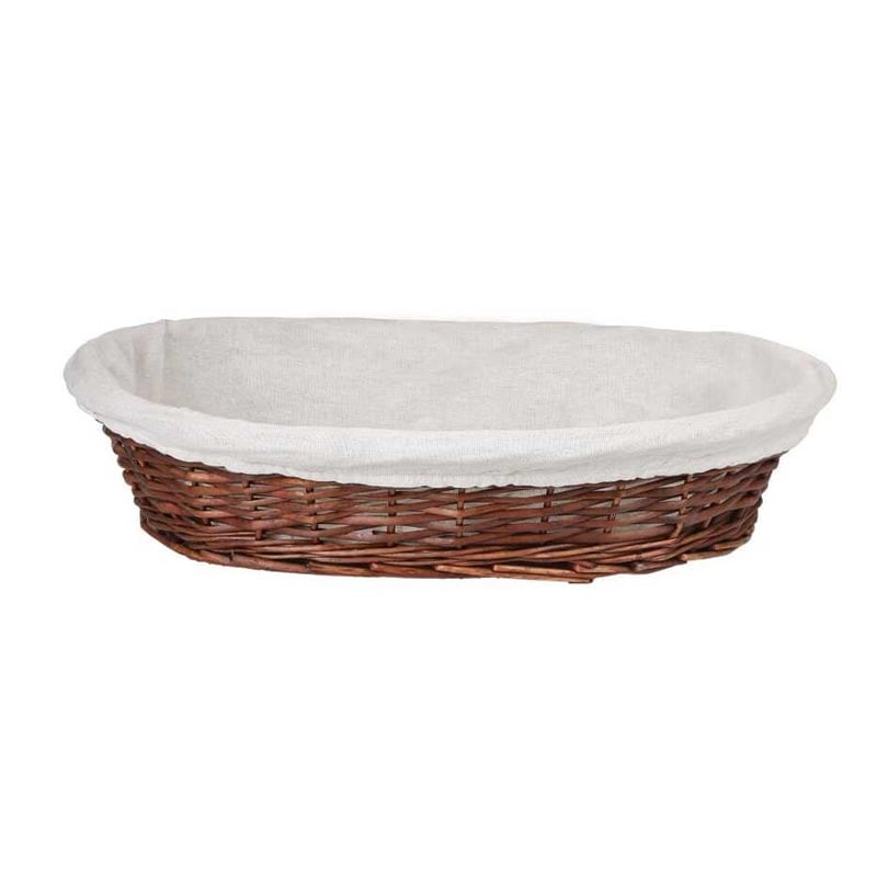 Epinox ESO-55R Hasır Bezli Oval Açık Büfe Sepeti 55 cm