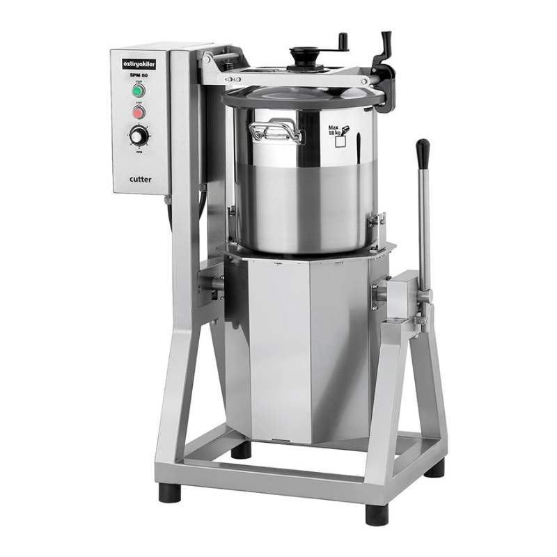 Öztiryakiler 50 LT Sebze Parçalama Makinası İnverter KONTROL / Humus Makinesi