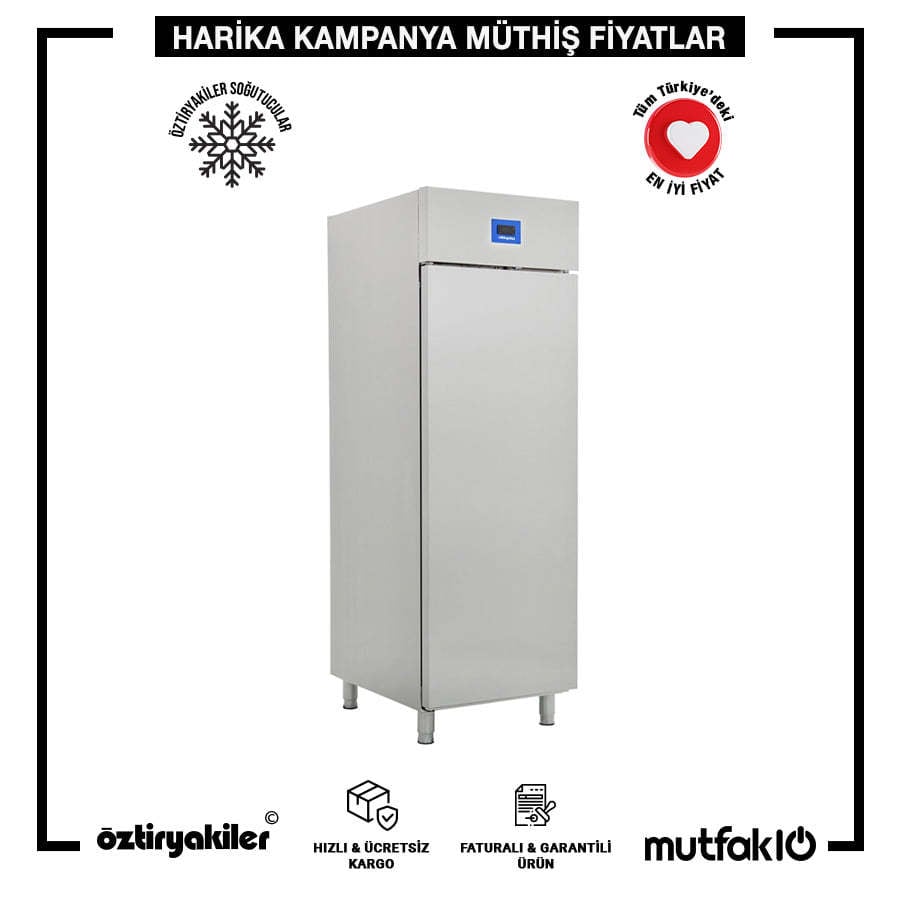 Öztiryakiler 600 NMV Single Door Upright Refrigerator Economic 304 Grade