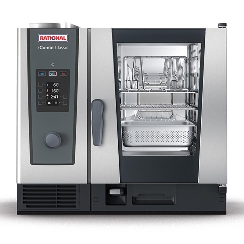 Rational iCombi Classic Buhar Konveksiyonlu Fırın, 6x1/1 GN Kapasiteli, Elektrikli