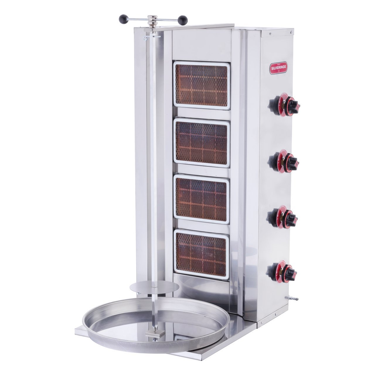 Silverinox LPG'li CE Döner Ocağı 4 Radyanlı