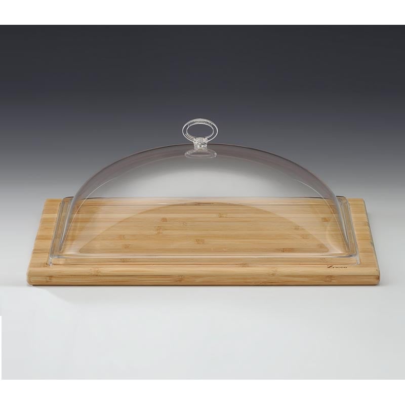 Zicco ZCP-689 Akrilik Kapaklı Ahşap Altlı Fanus 30x40x12 cm
