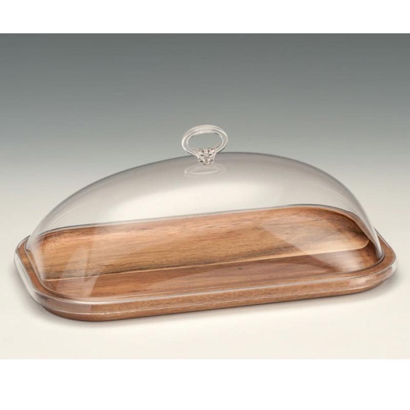 Zicco ZCP-747 Akrilik Kapaklı Ahşap Altlı Fanus 19x33 cm