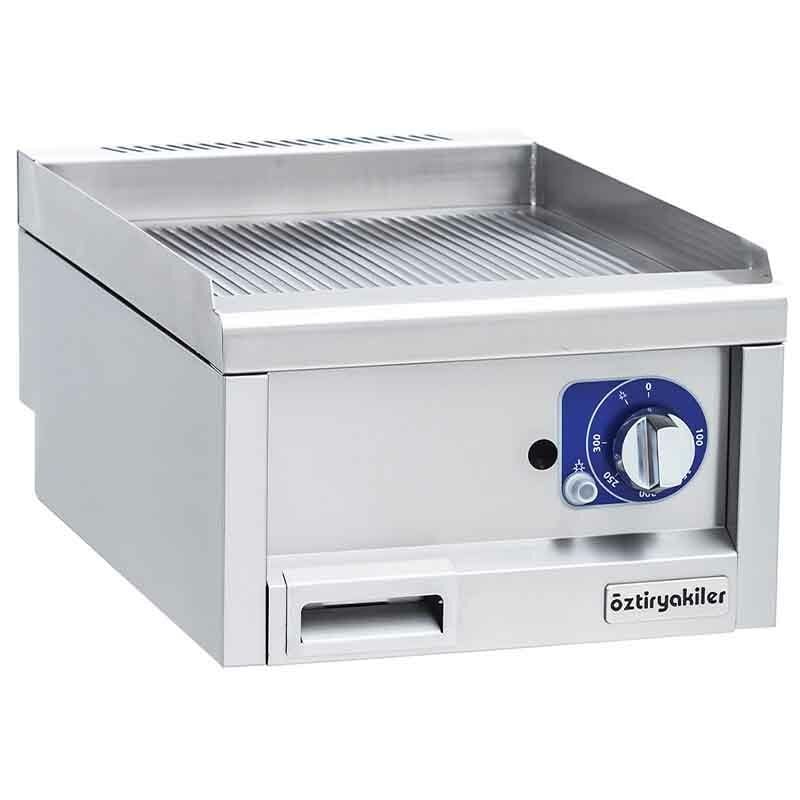Öztiryakiler 600 Seri Set Üstü Grill Plate, Oluklu, Gazlı, 40x60x26 mm, 6644
