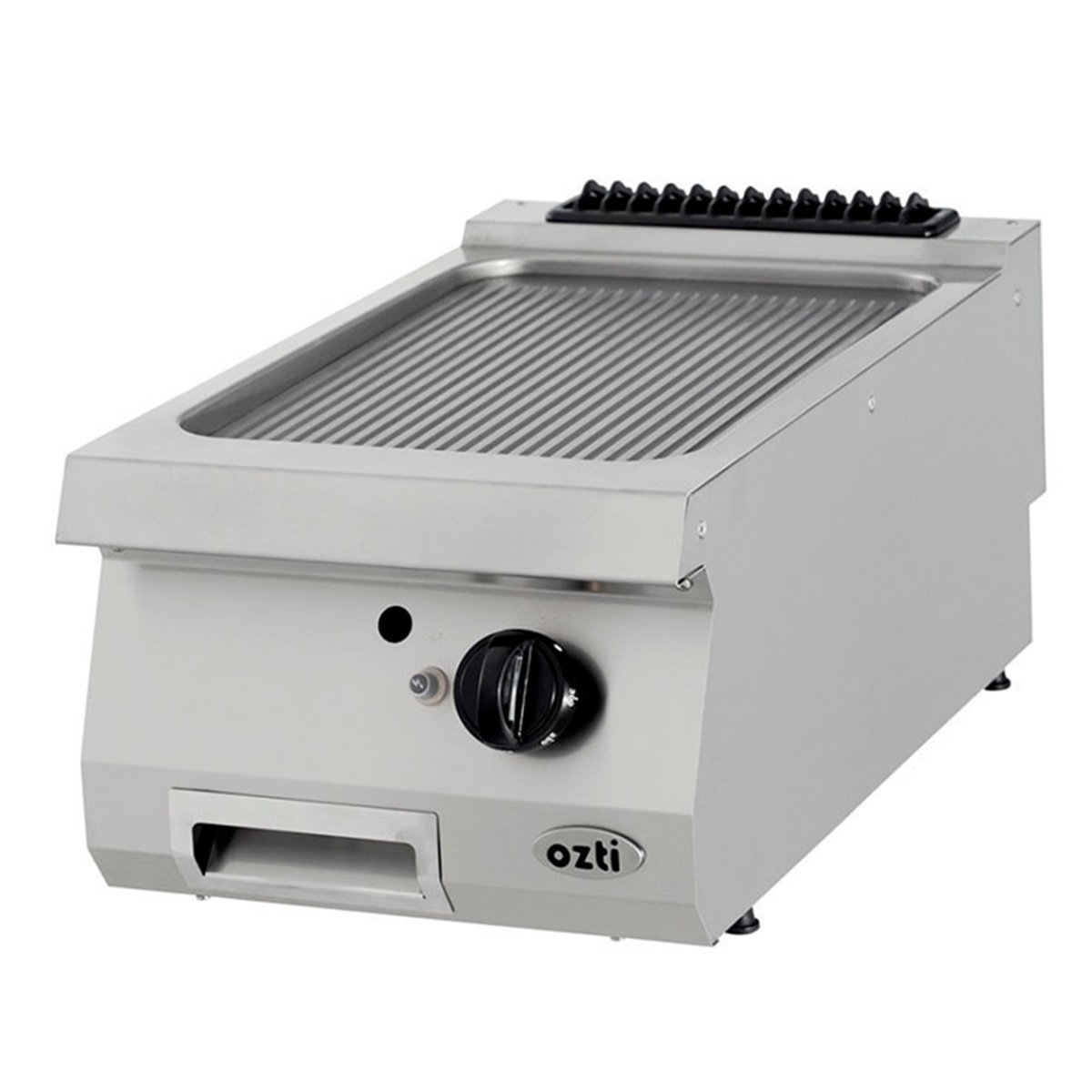 Öztiryakiler 900 Seri, Grill Plate, Set Üstü Oluklu Gazlı 40x90 cm, 6644