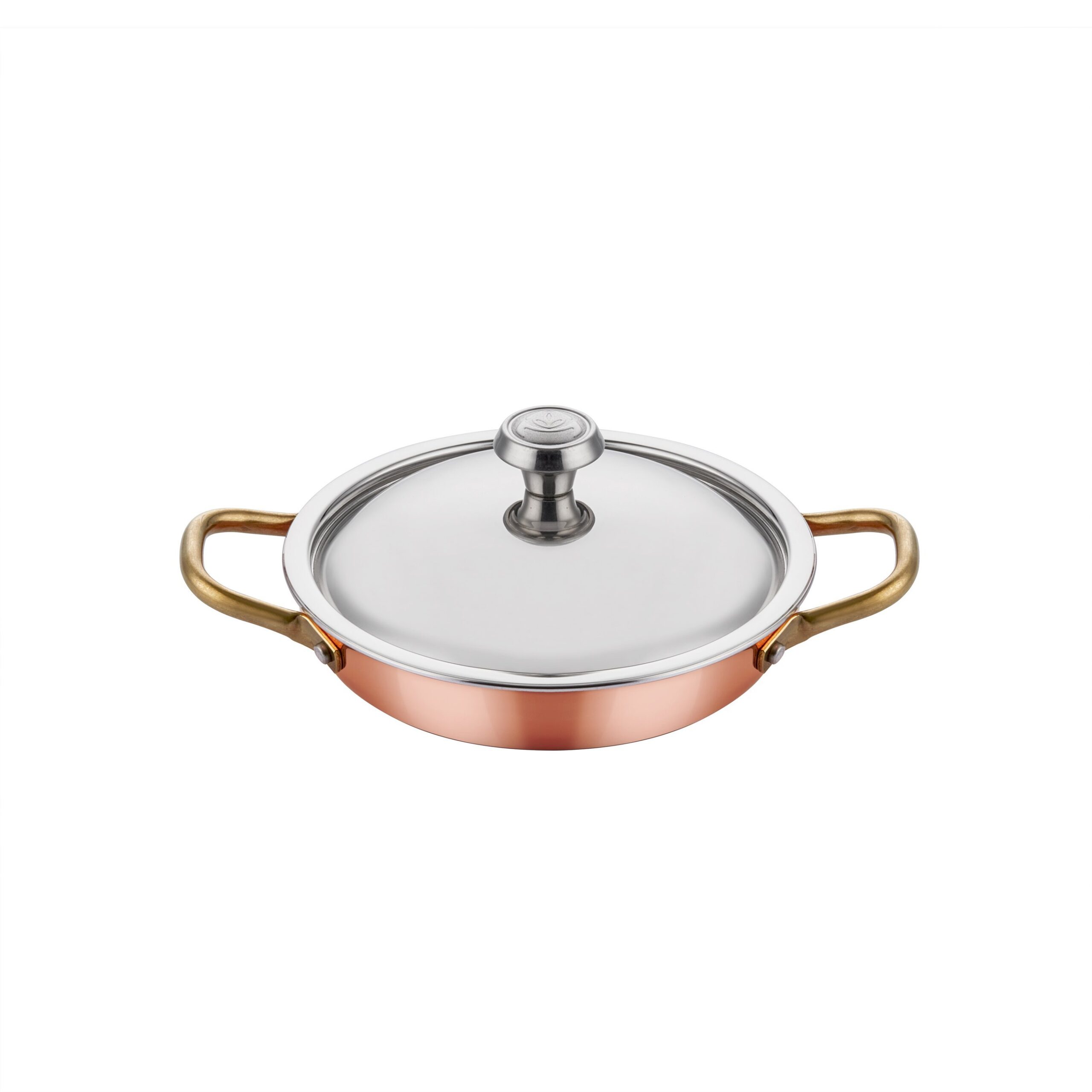 Altınbaşak A 101YS 16K Multi Metal Bakır Yumurta Sahanı + kapak 16 cm