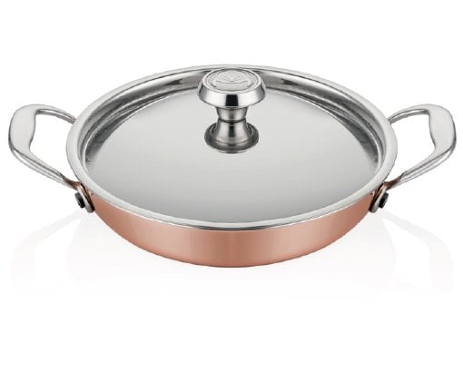 Altınbaşak A 102YS 22K Elit Bakır Yumurta Sahanı 22 cm + Kapak