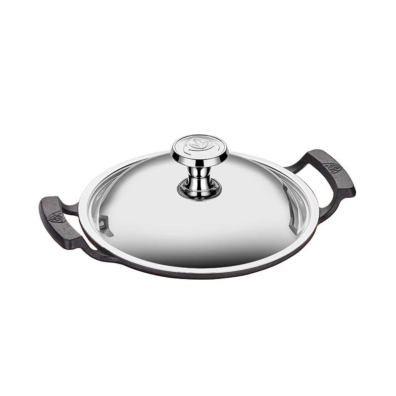 Altınbaşak A 120SK 24K Döküm Demir Kavurma Sacı + Kapak 24 cm