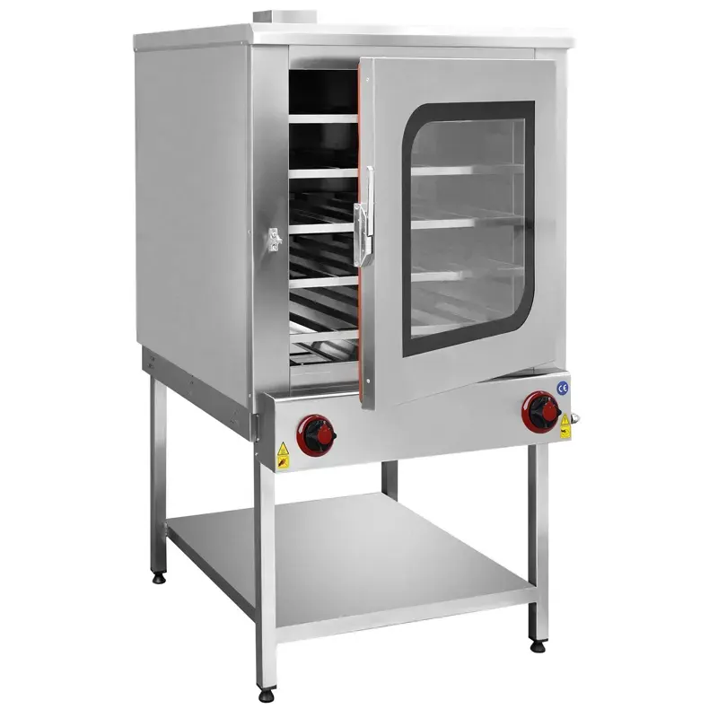 CSA KRCS.SPBFGL.7575.CE Tek Kapılı Pasta Börek Fırını Lpg’li 75x75 Cm
