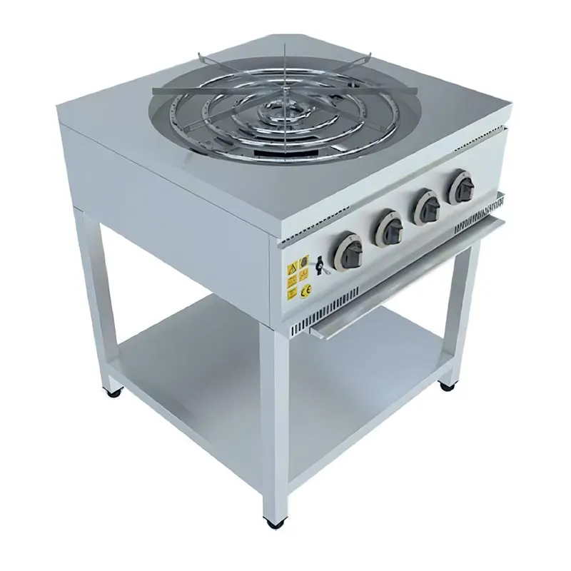 CSA KRCS.TRKBO.770 Taban Raflı Künefe Ve Börek Ocağı Tek Gözlü Doğalgazlı 70x70 Cm
