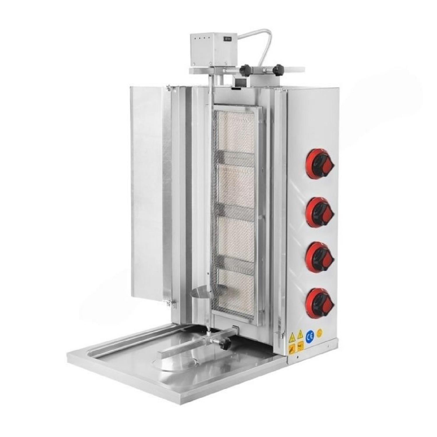 CSA KRCS.UMSDOG.4 Döner Ocağı Üstten Motorlu 4 Radyanlı Doğalgazlı