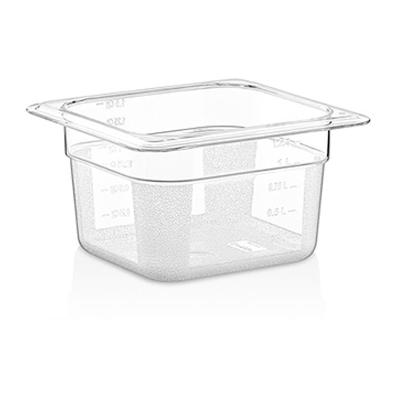 GastroPlast GN 1/6-100 mm Gastronorm Küvet Polikarbon