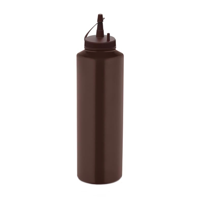 GastroPlast GPSC-750 Kapaklı Fişek Sosluk 750 ml Kahverengi