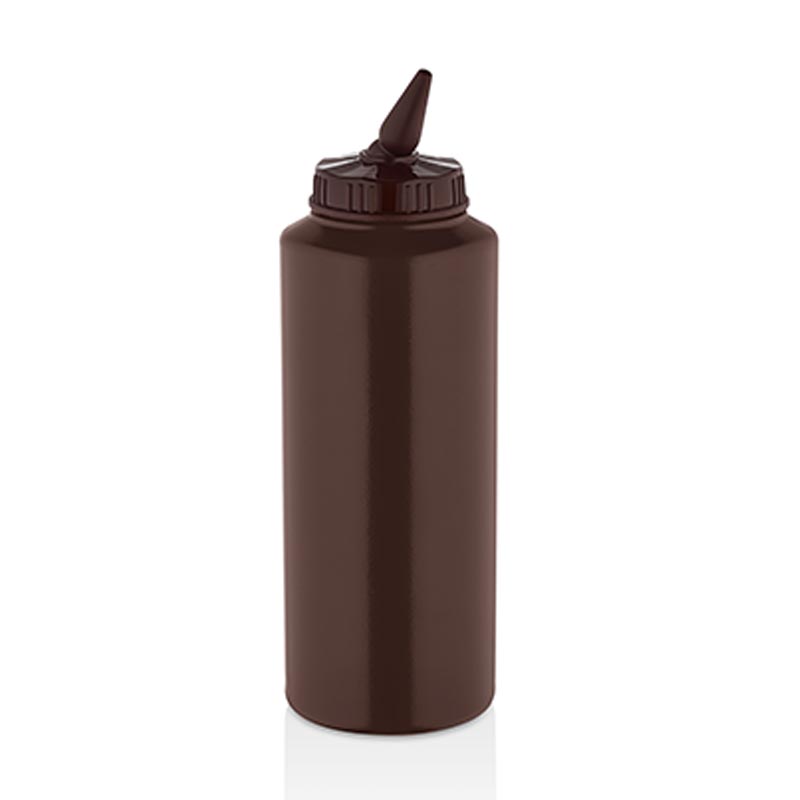 GastroPlast GPSM-500 Ayarlı Uçlu Fişek Sosluk 500 ml Kahverengi