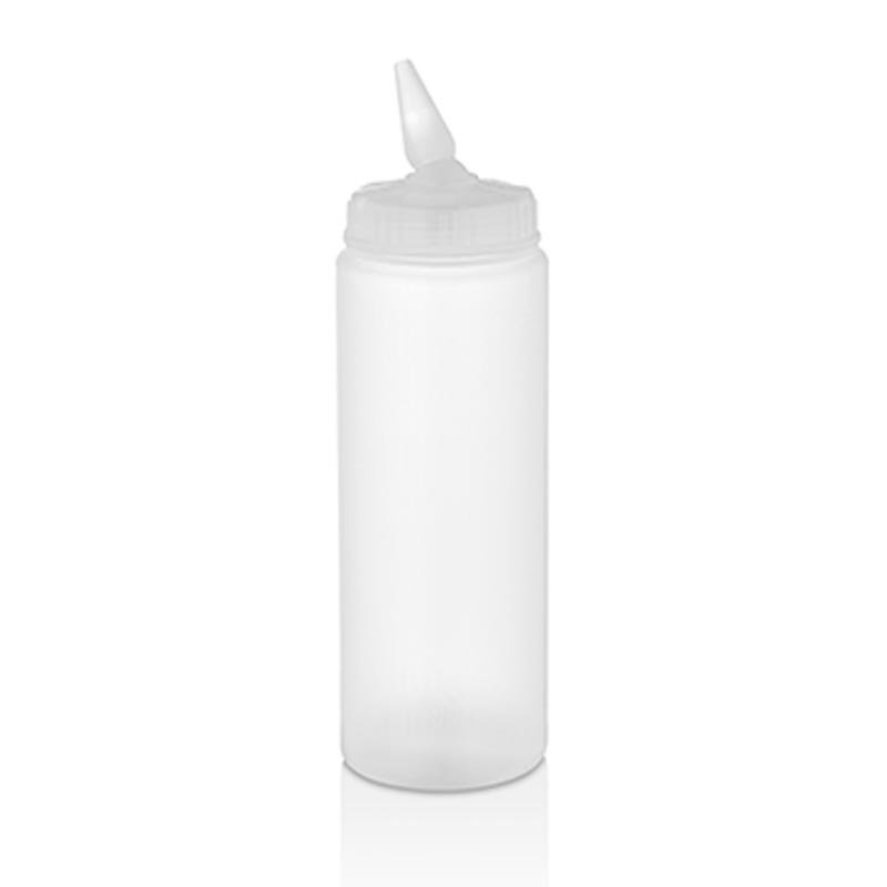 GastroPlast GPSM-500 Ayarlı Uçlu Fişek Sosluk 500 ml Şeffaf