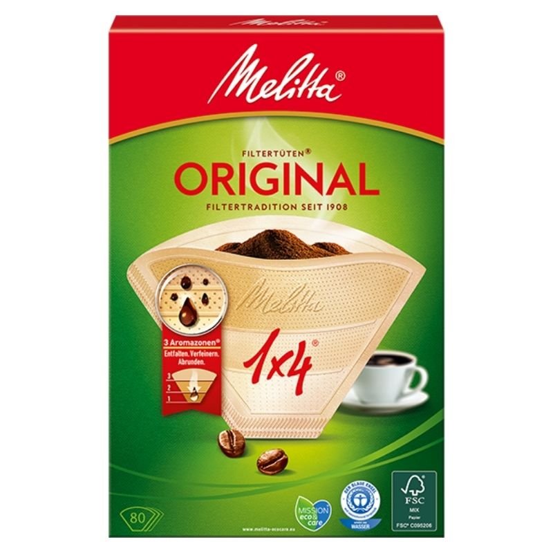 Melitta Original Kahverengi Kahve Filtre Kağıdı 80 Adet