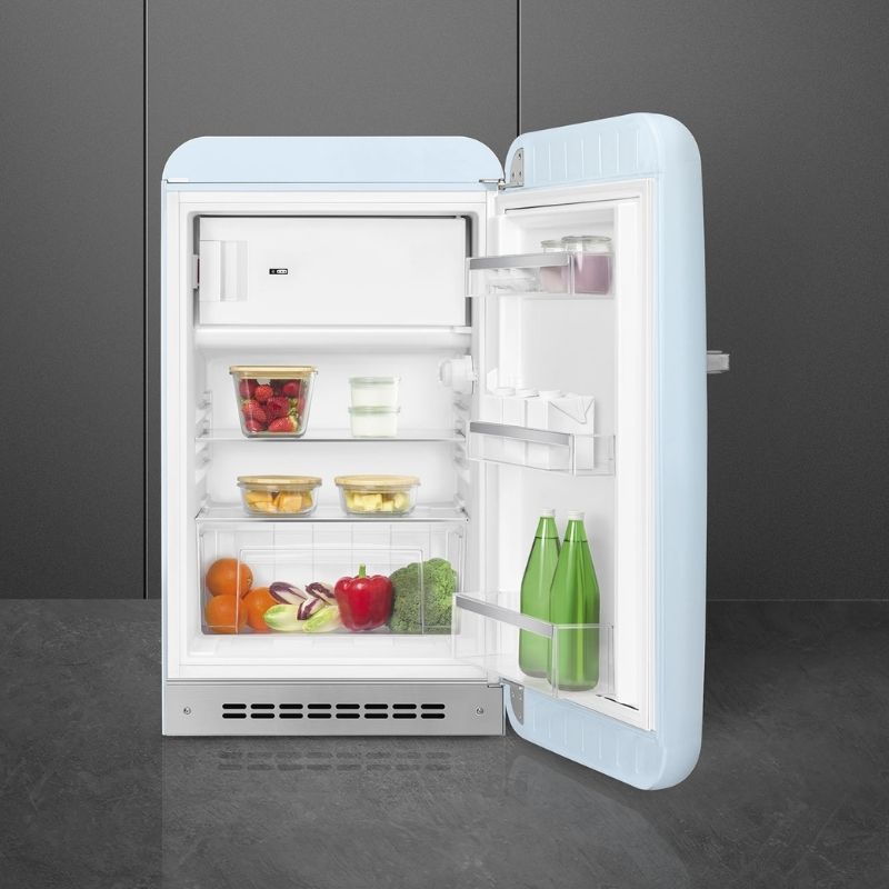 Smeg Nostalji Bar Tipi Buzdolabı Pastel Mavi FAB10RPB5