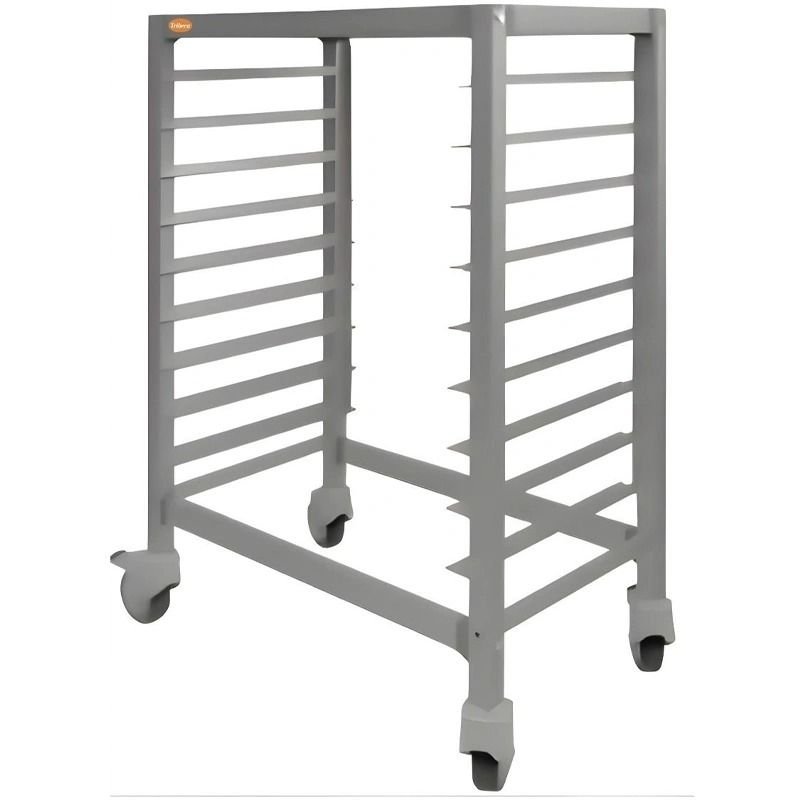 Tribeca PTC-40609 Tekli Tepsi Taşıma Arabası 9 Raflı 40x60 Tepsi Kapasiteli Alüminyum
