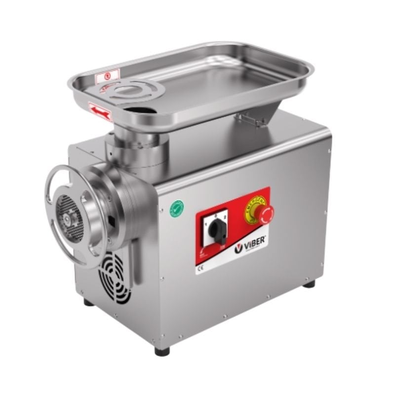Viber VHE.EKKC.32T NO:32 Kıyma Makinesi Komple Paslanmaz 600 Kg/Saat Çıkma Boğaz Trifaze 380 V