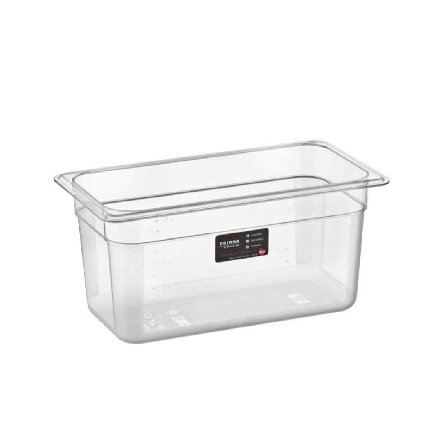 Bora Plastik Gastronom Polikarbon Küvet, GN 1/3-150, 5 L