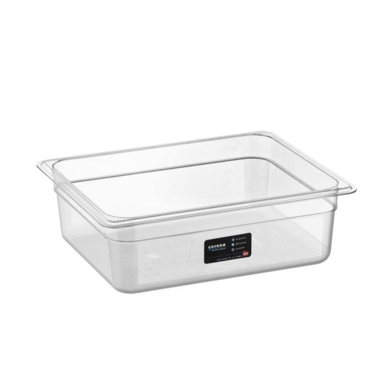Bora Plastik Gastronom Polikarbon Küvet, GN 1/2-100 5 L