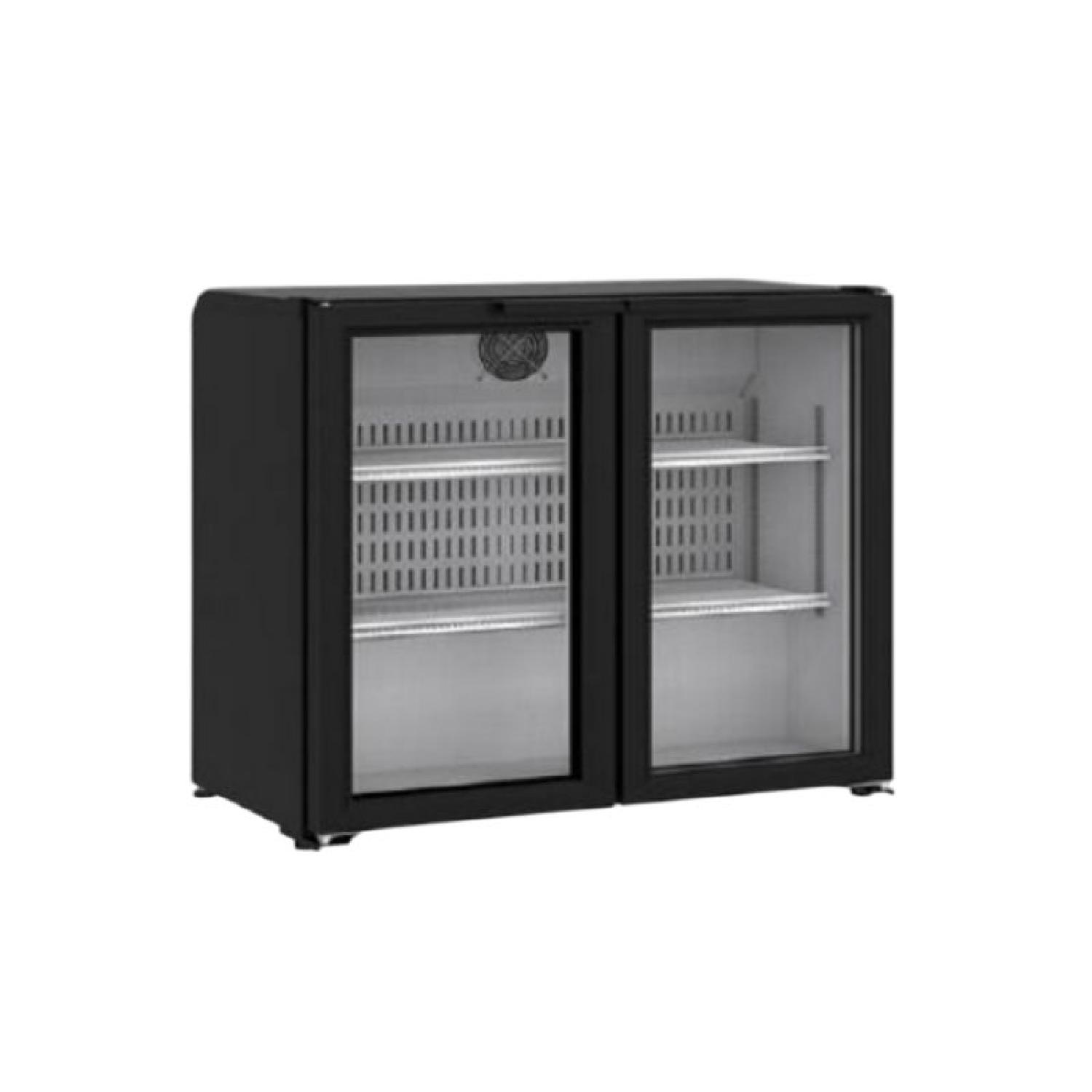 Coldera CL 220 BCKB SL Bar Tipi Şişe Soğutucu 2 Sürme Kapılı 184 L