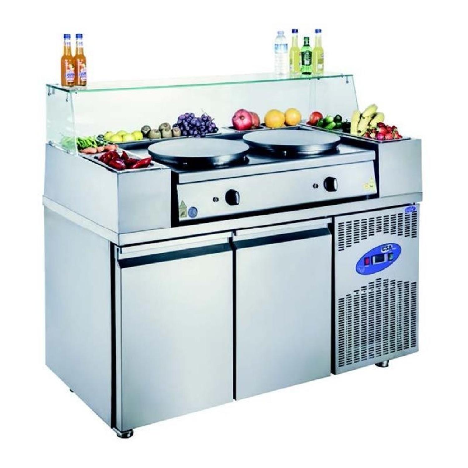 CSA CS.KRP.2.700 Krep Buzdolabı 2 Kapılı 281 L 141x70 Cm 304 Kalite