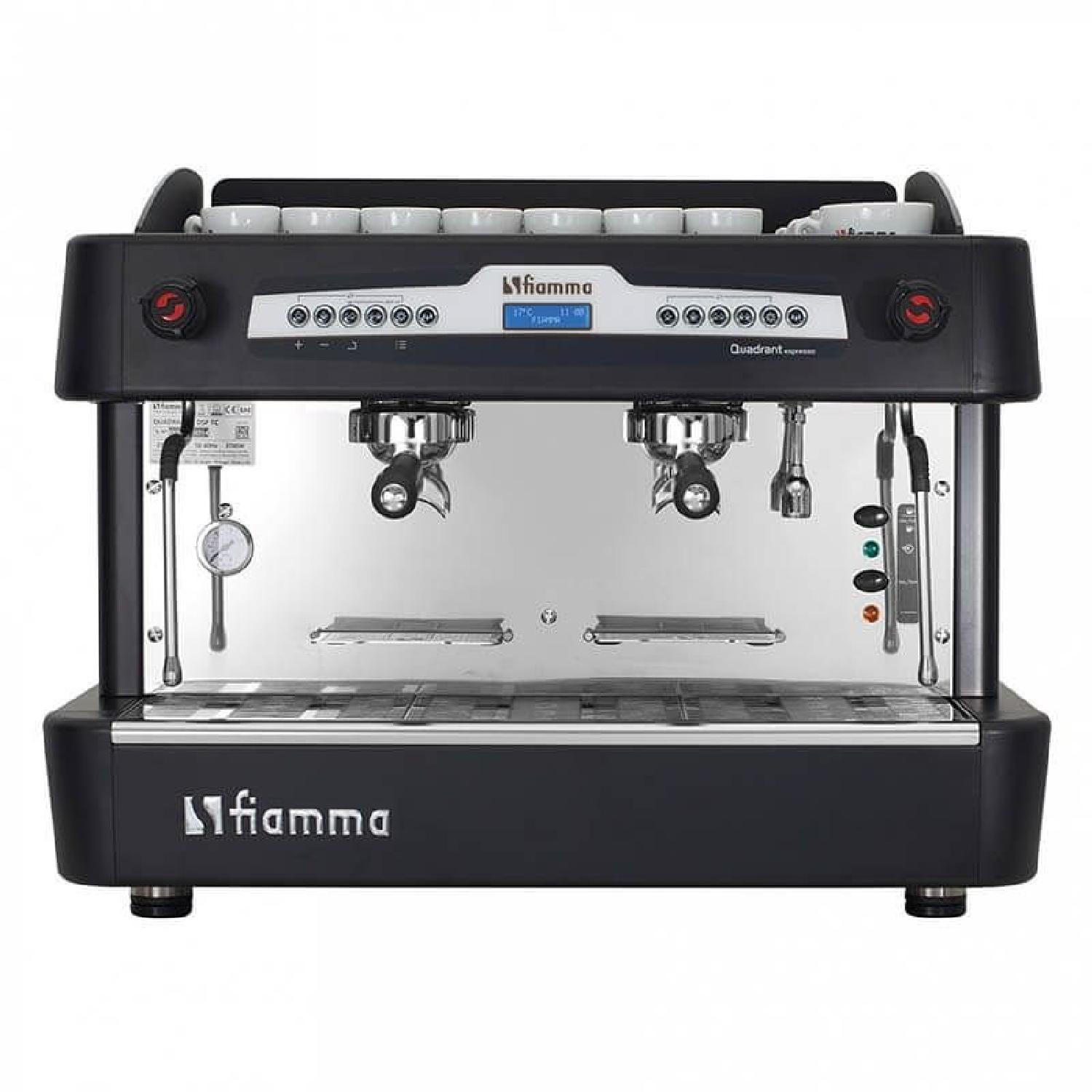 Fiamma Quadrant 2 DSP TC Espresso Kahve Makinesi Tam Otomatik 2 Gruplu Siyah