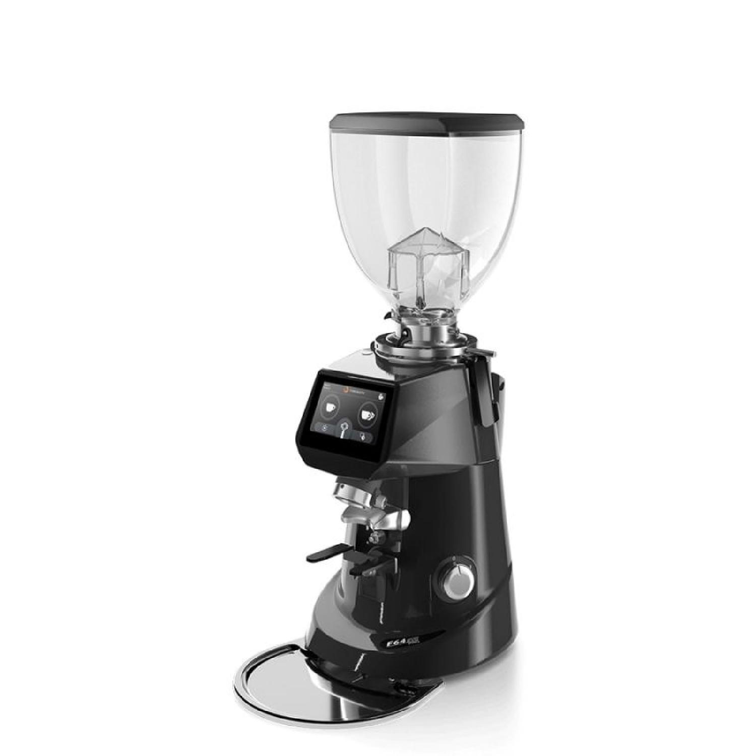 Fiorenzato F64 Evo Pro Dark Titanyum Soğutmalı On Demand Kahve Değirmeni, 64 mm, Parlak Siyah