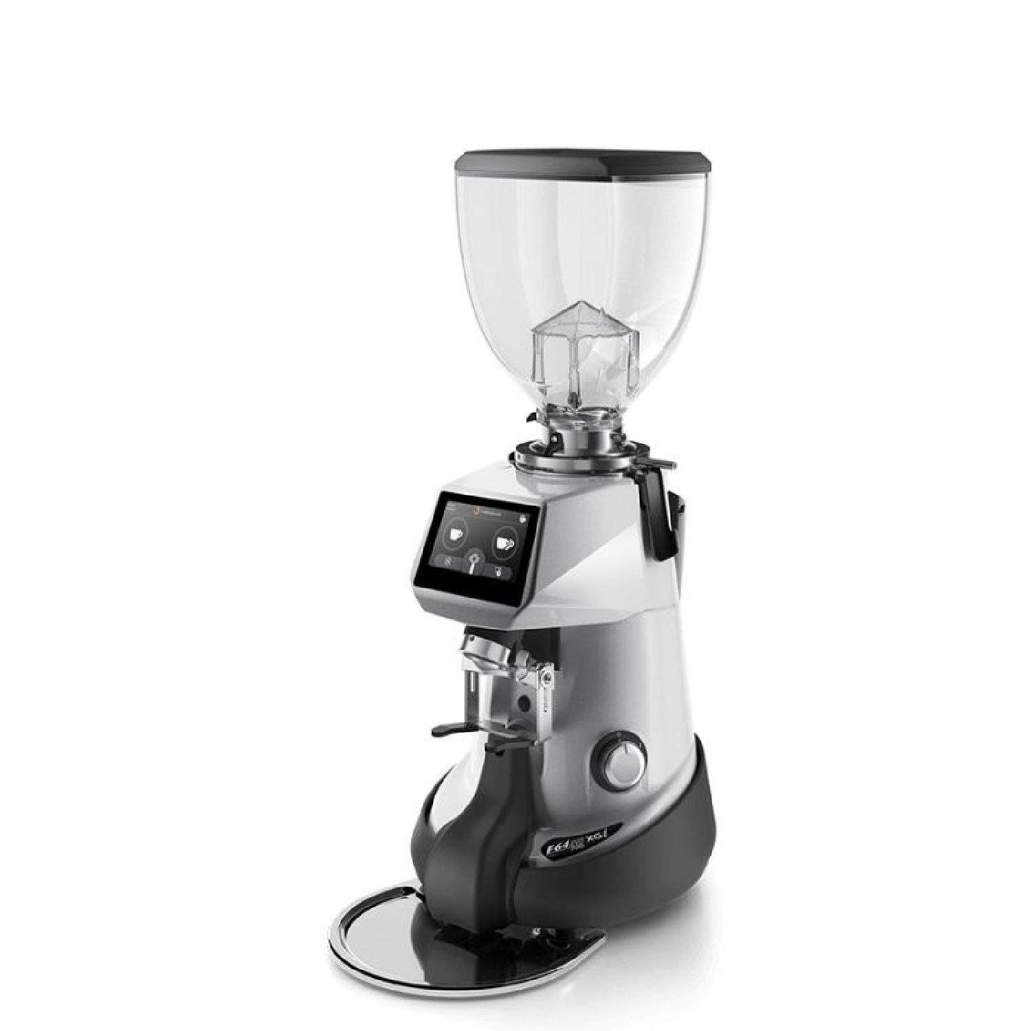 Fiorenzato F64 EVO PRO XGİ Dark Titanyum Soğutmalı On Demand Kahve Değirmeni Tartılı 64 mm Gri