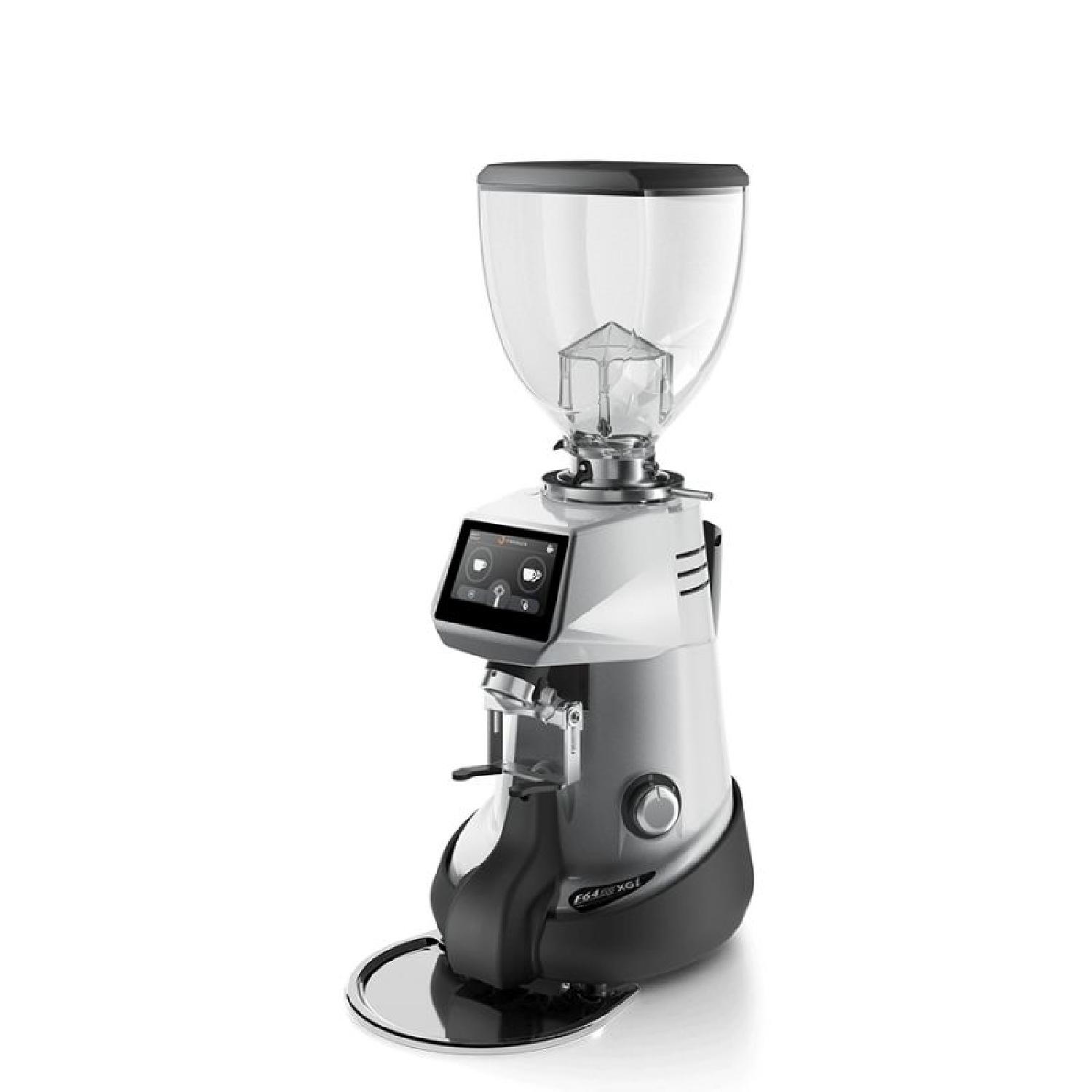 Fiorenzato F64 EVO XGİ Dark Titanyum Soğutmalı On Demand Kahve Değirmeni Tartılı 64 mm Gri