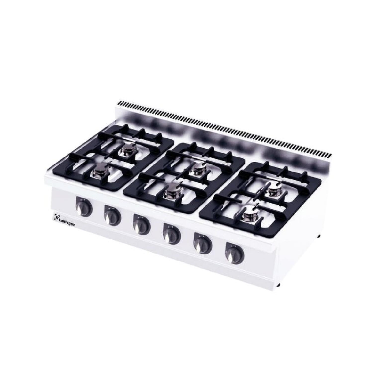 Kalitegaz C1270G 700 Seri Set Üstü Ocak Altılı 120x70 Cm Gazlı