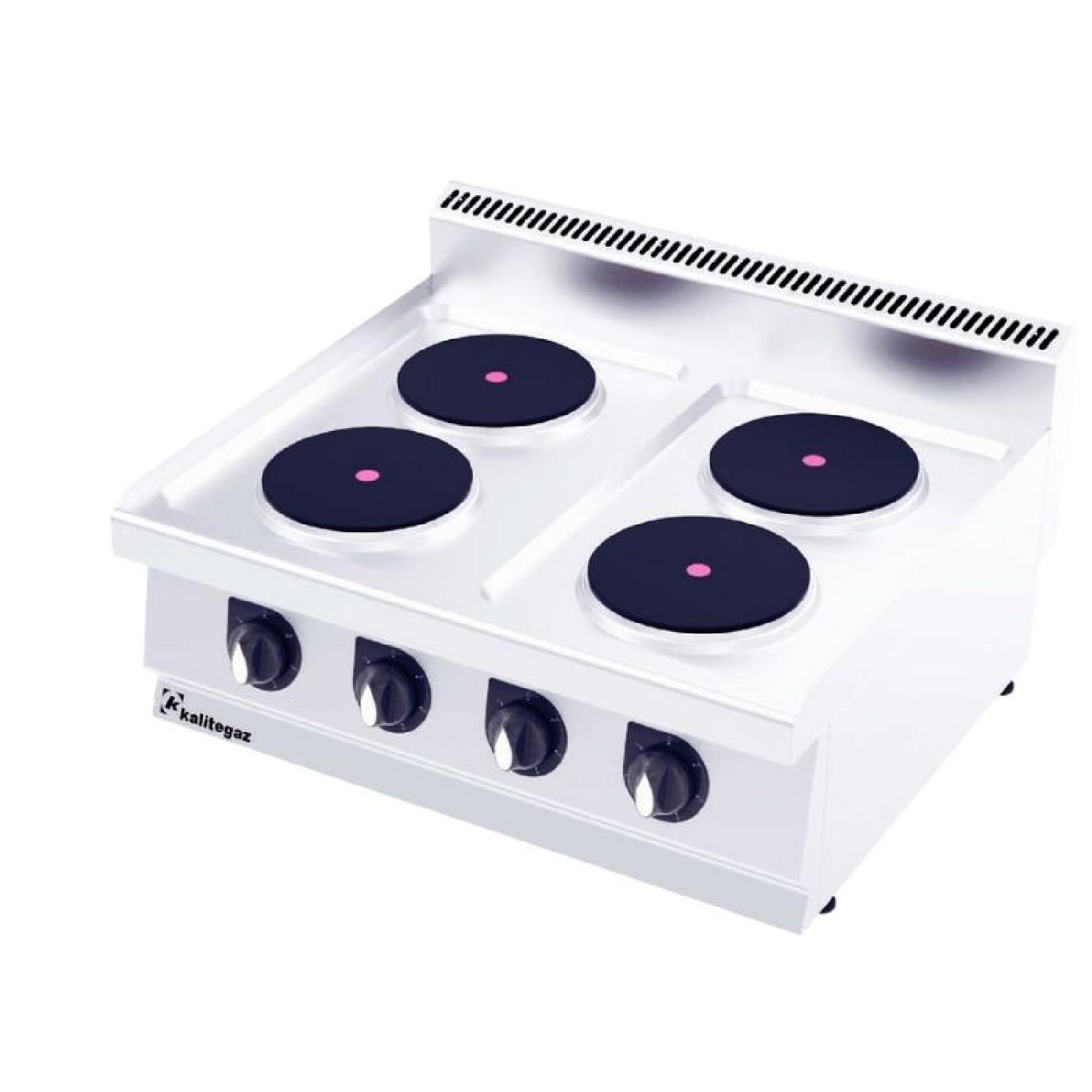 Kalitegaz C8070E 700 Seri Set Üstü Dörtlü Ocak Pleytli 80x70 Cm Elektrikli 400 V