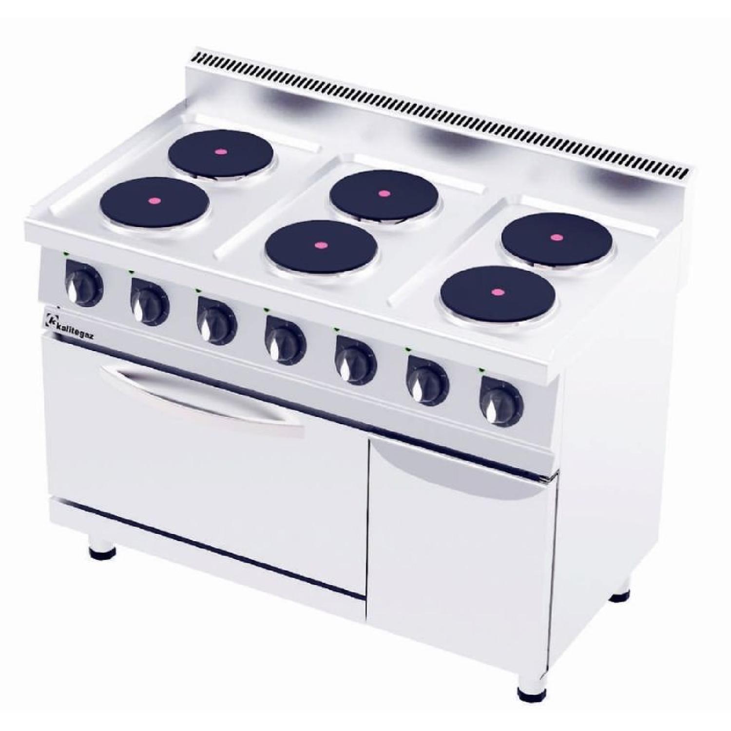 Kalitegaz CO1270E Kuzine Fırın Dolaplı Pleytli 120x70 Cm 6 Gözlü Elektrikli 400 V