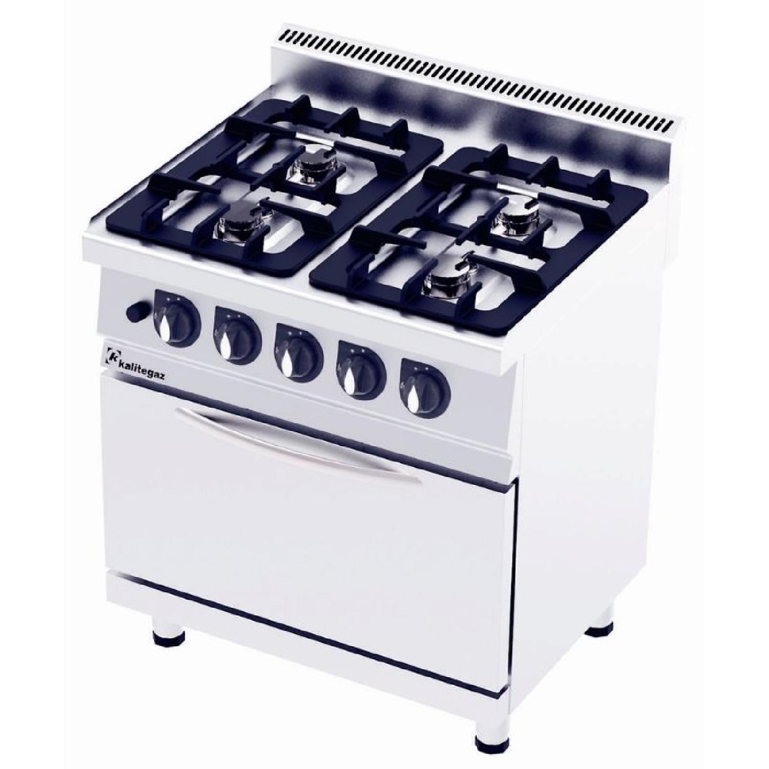 Kalitegaz CO8070GE Kuzine Fırın 80x70 Cm 4 Gözlü Gazlı, Elektrikli 400 V