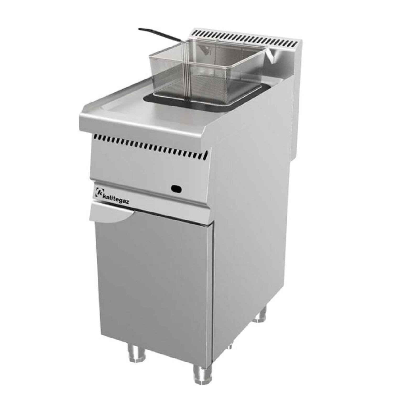 Kalitegaz FCS4070G 700 Seri Dolaplı Fritöz 40x70 Cm Monoblok Gazlı