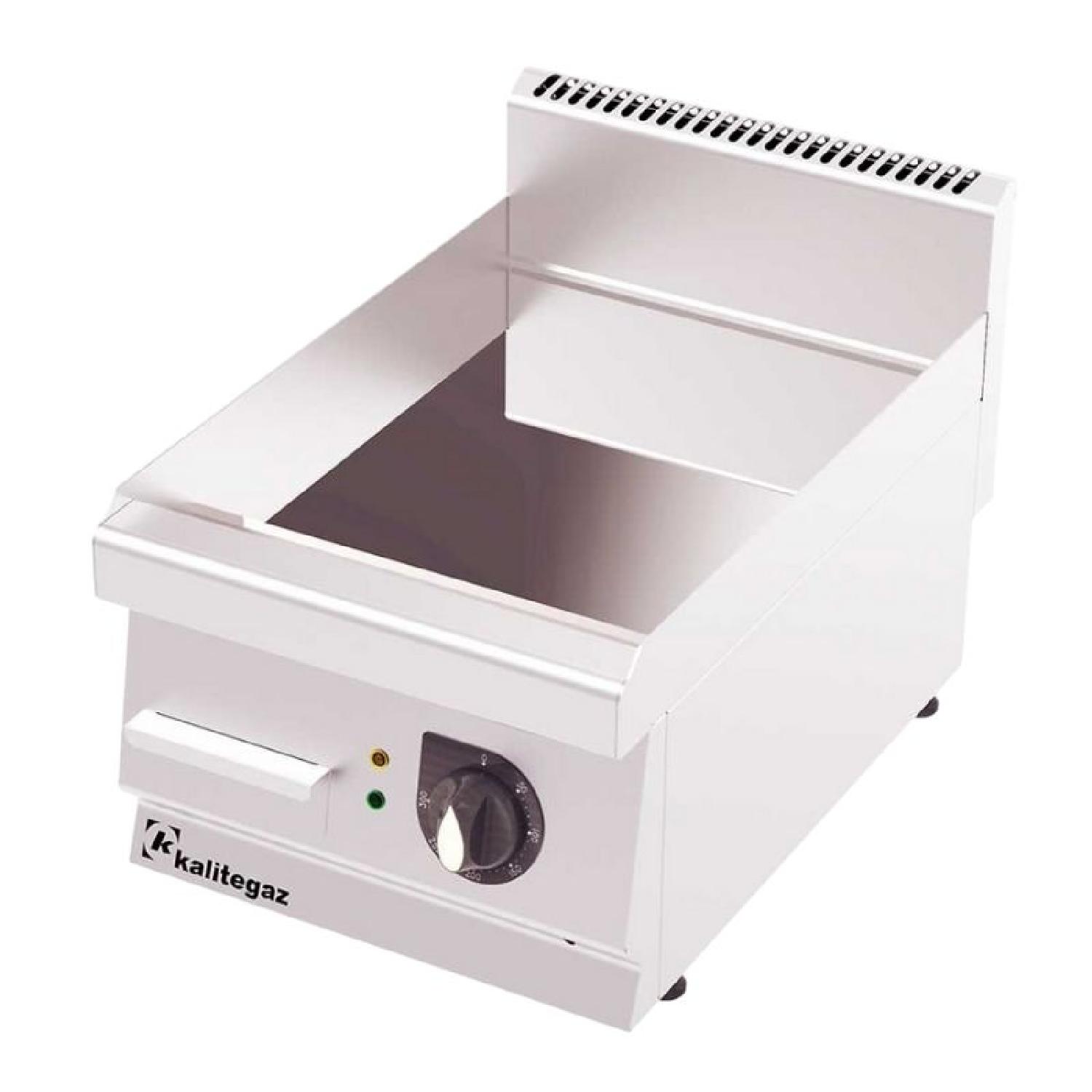 Kalitegaz GF4060EC 600 Seri Krom Kaplı Pleyt Izgara Düz 40x60 Cm Elektrikli 400 V