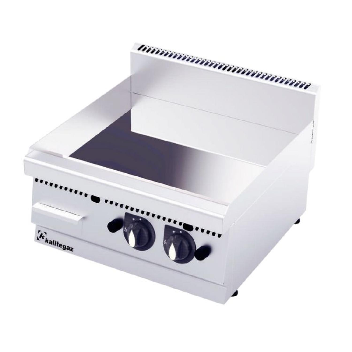 Kalitegaz GF6060GC 600 Seri Krom Kaplı Pleyt Izgara Düz 60x60 Cm Gazlı