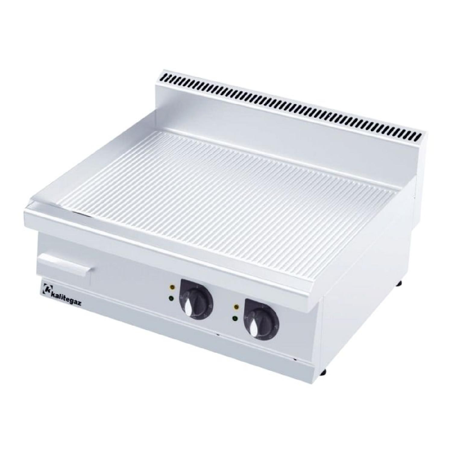 Kalitegaz GG8070E 700 Seri Pleyt Izgara Oluklu 80x70 Cm Elektrikli 400 V