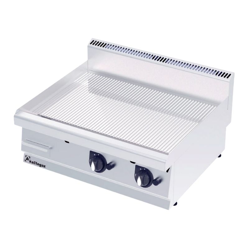 Kalitegaz GG8070GC 700 Seri Krom Kaplı Pleyt Izgara Oluklu 80x70 Cm Gazlı