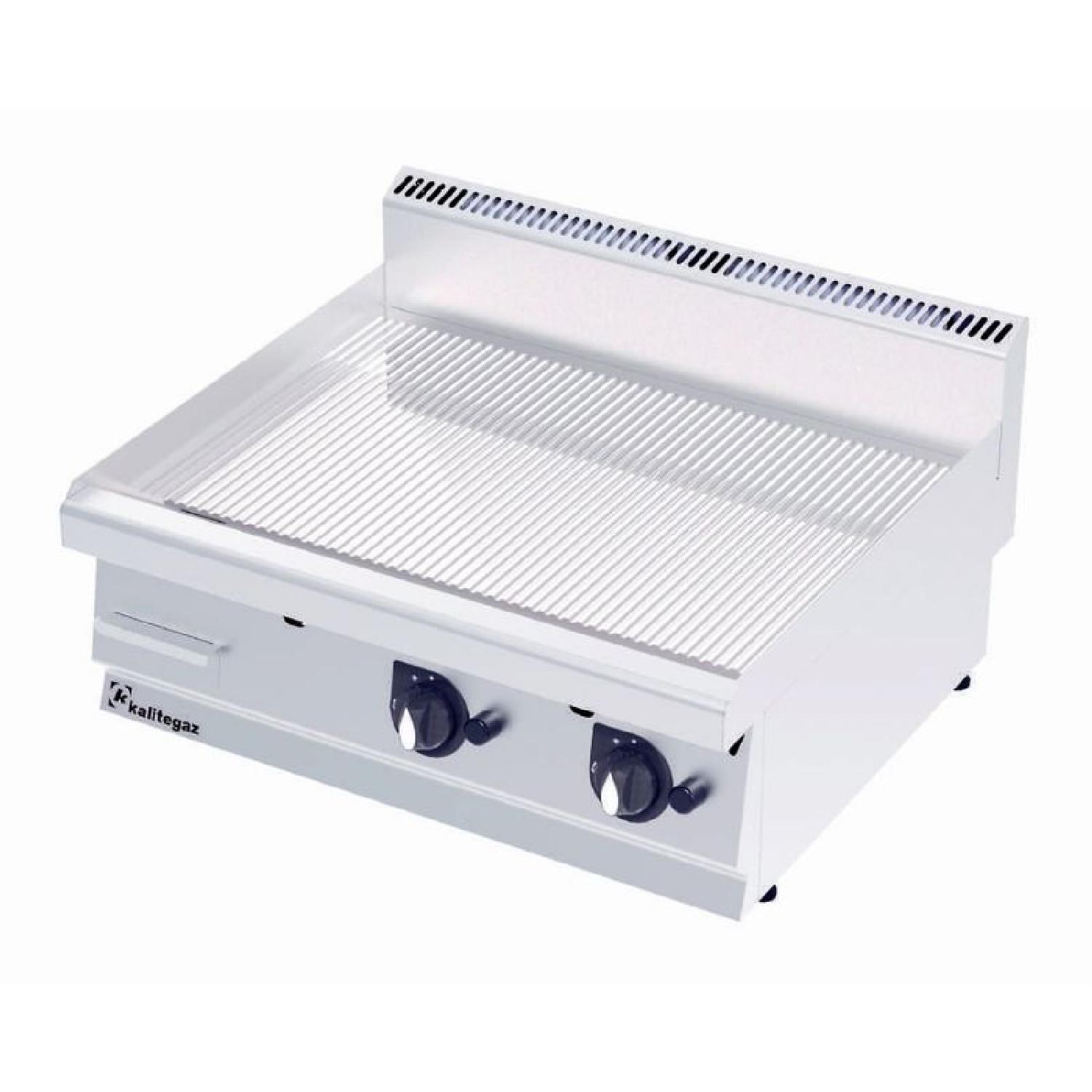 Kalitegaz GG9070GC 700 Seri Krom Kaplı Pleyt Izgara Oluklu 90x70 Cm Gazlı